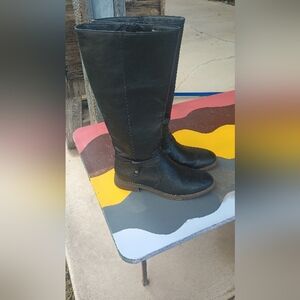 Frye And Co. Low Heel Riding Boot Black 7.5
